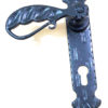 Cast Iron Door Handle on Plate